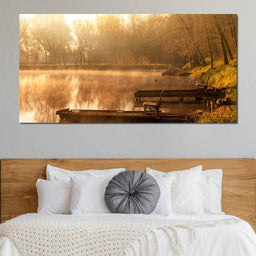 Relaxing Lake - NicheCanvas