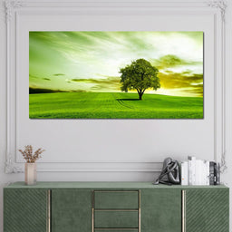 Green Prairie - NicheCanvas