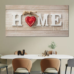 Home Is Where The Heart Is - NicheCanvas