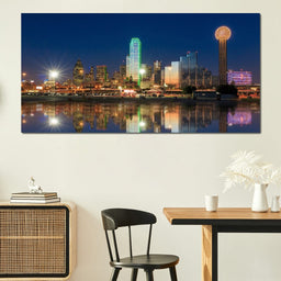 Dallas Skyline - NicheCanvas