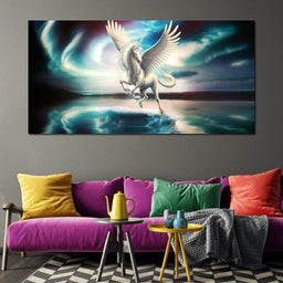 Northern Light Unicorn - NicheCanvas