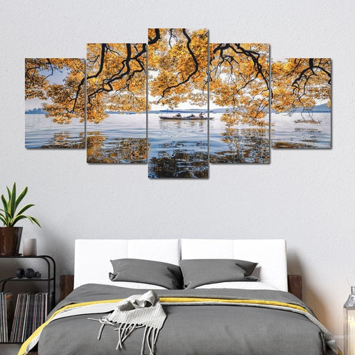 Calm Waters - Canvas Print - calm canvas painting of the beautiful ocean - this wall art is perfect for adding an eye-catching accent in your space | NicheCanvas