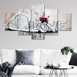 Multi Canvas Romantic Art