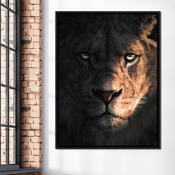 Lion Dark - Zenzdesign - NicheCanvas