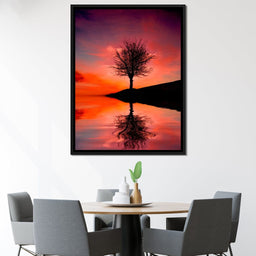 Red Sunset - NicheCanvas