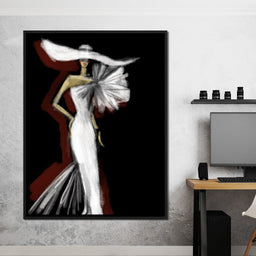 The White Dress - NicheCanvas