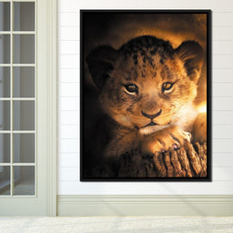 Lion Cub - Zenzdesign - NicheCanvas