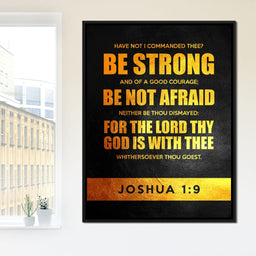 Joshua 1:9 - ABConcepts - NicheCanvas