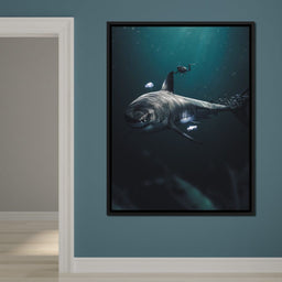 Megalodon - Zenzdesign - NicheCanvas