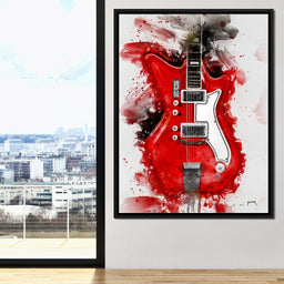 Jack White's Guitar - Abraham Szomor - NicheCanvas