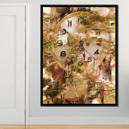 Psychedelic Clock - NicheCanvas