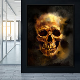 Golden Skull - NicheCanvas