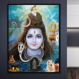 Lord Shiva Portrait - NicheCanvas