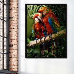 Beautiful Parrots - Milos Karanovic - NicheCanvas