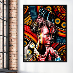 Colorful Portrait - Manuel Alejandro - NicheCanvas