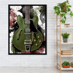 Chris Cornell's Electric Guitar - Abraham Szomor - NicheCanvas