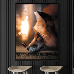 Fox Butterfly - Zenzdesign - NicheCanvas
