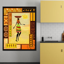 African Art Canvas - NicheCanvas