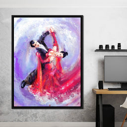 Ballroom Dancers - NicheCanvas