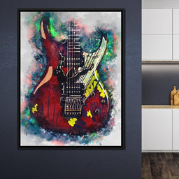 Joe Satriani's Guitar - Abraham Szomor - NicheCanvas