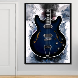 Gary Clark Jr's Electric Guitar -  Abraham Szomor - NicheCanvas