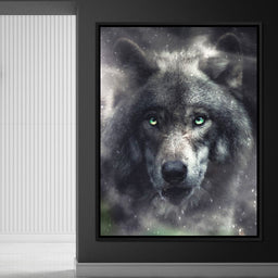 Midnight Wolf - Zenzdesign - NicheCanvas