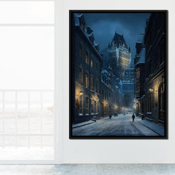 Quebec City Lights - NicheCanvas