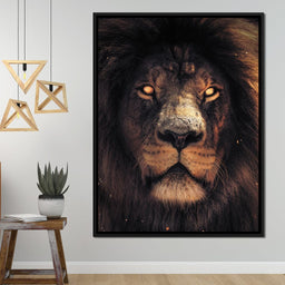 Scary Lion - Zenzdesign - NicheCanvas