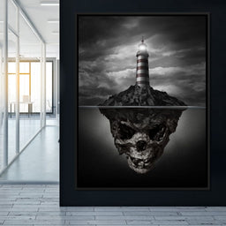 Skull Lighthouse - NicheCanvas