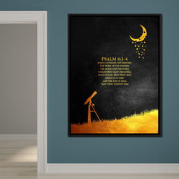 Psalm 8:1-4 - ABConcepts - NicheCanvas