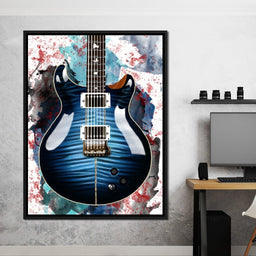 Santana's Electric Guitar - Abraham Szomor - NicheCanvas