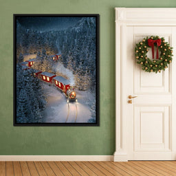 Christmas Train - NicheCanvas