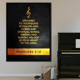 Ephesians 5:19 - ABConcepts - NicheCanvas