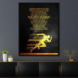 Hebrews 12:1-2 - ABConcepts - NicheCanvas