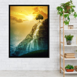 Waterfall Tree - NicheCanvas