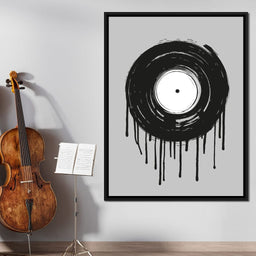 Vinyl Dripping - NicheCanvas