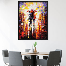 Enamoured Under The Umbrella - NicheCanvas