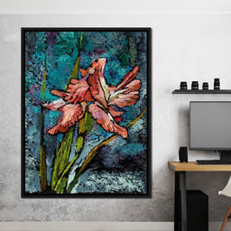 Red Iris - NicheCanvas