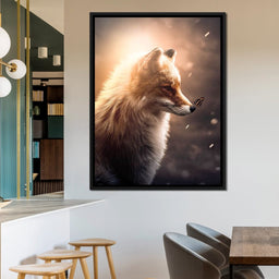 Fox Butterfly Glow - Zenzdesign - NicheCanvas