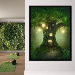 Magical Tree House - NicheCanvas