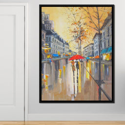 Rain in Boston - NicheCanvas