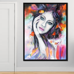 Martini Girl - NicheCanvas