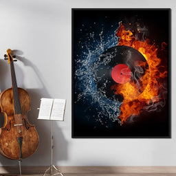 Record in Fire and Water - NicheCanvas
