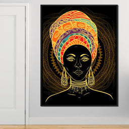 Colorful Turban - NicheCanvas