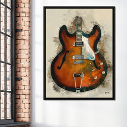 John Lennon's Guitar - Abraham Szomor - NicheCanvas