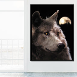 Wolf Moon - Zenzdesign - NicheCanvas