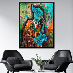 Soul Jazz Player - NicheCanvas