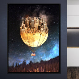 Moon Town - Natacha Einat - NicheCanvas