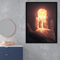 Holding the Sun - NicheCanvas