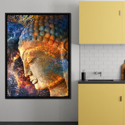 Buddha's Profile - NicheCanvas